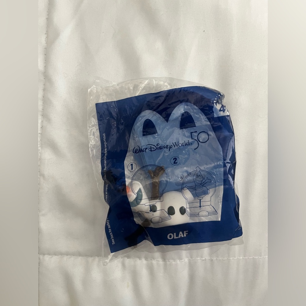 Disney Olaf Collectible Toy in Blue Packaging